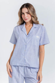 Camisa Pijama  Corta Amplia BRONZINI