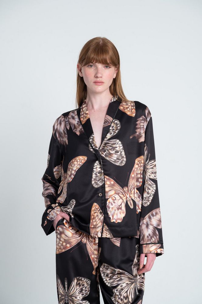 Camisa Pijama larga Amplia BRONZINI