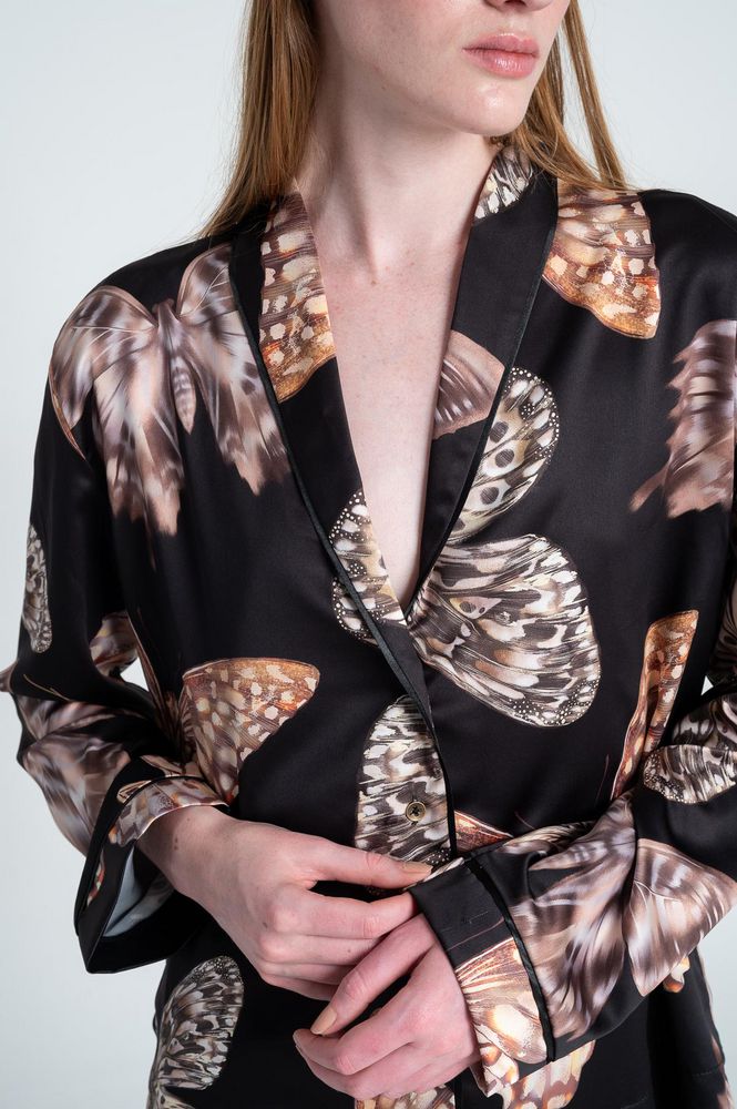 Camisa Pijama larga Amplia BRONZINI