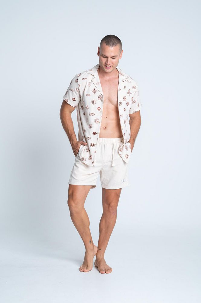 Camisa MANGA CORTA DE PLAYA BRONZINI