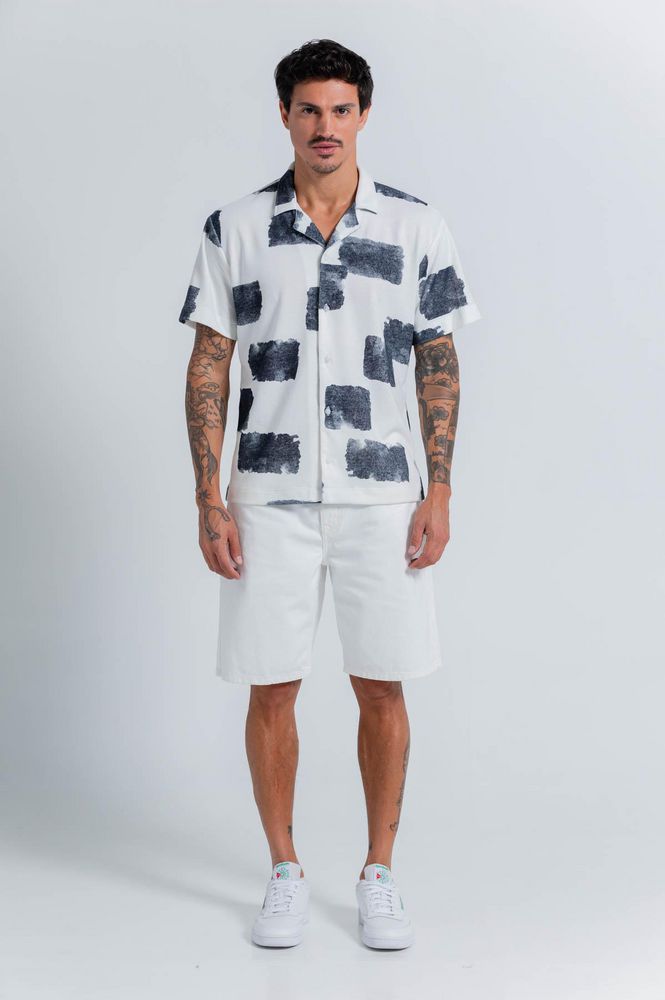 Camisa Estampada Oversize PEOPLE