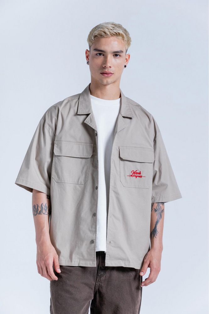 Camisa Manga Corta Boxy fit PEOPLE