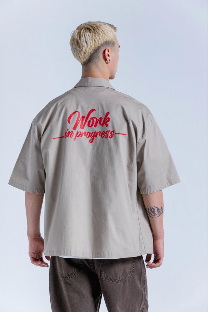 Camisa Manga Corta Boxy fit PEOPLE