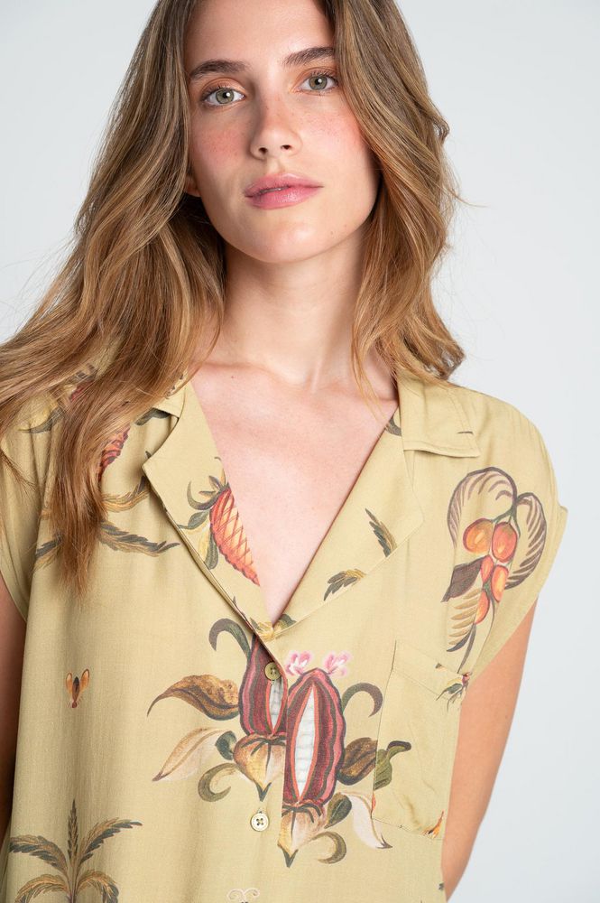 Camisa Manga corta Relaxed BRONZINI