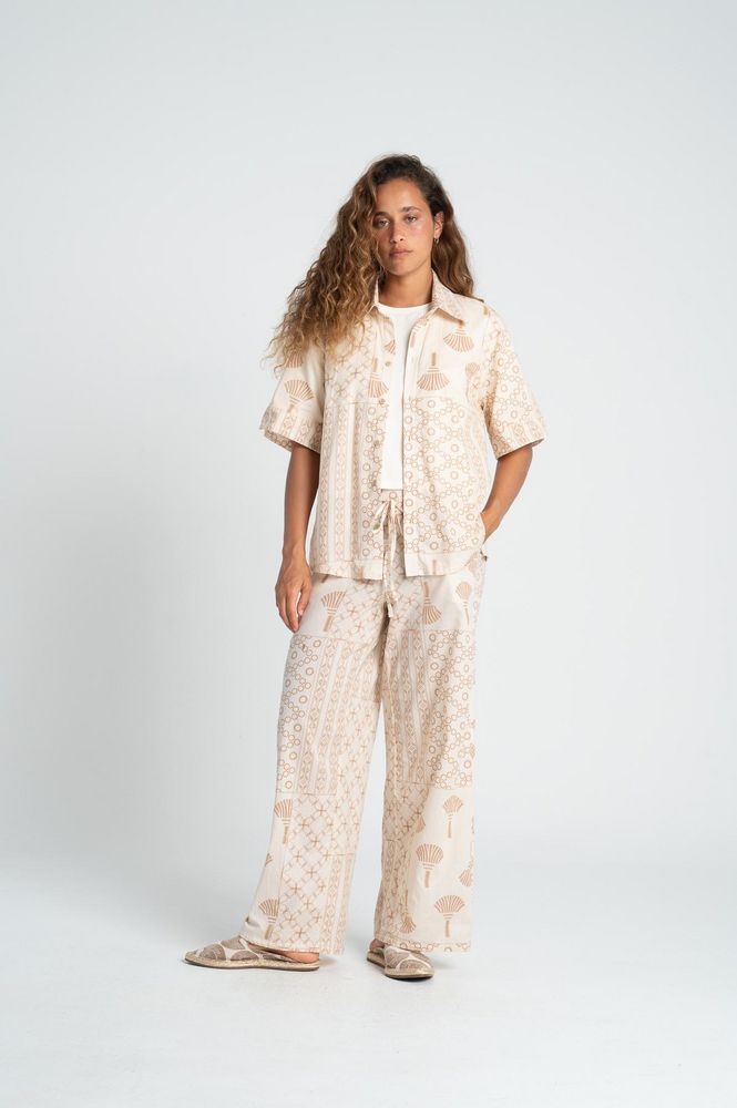 Camisa Manga corta Loose BRONZINI