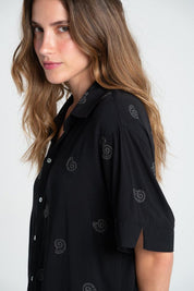 Camisa Manga corta Loose BRONZINI