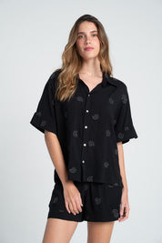Camisa Manga corta Loose BRONZINI