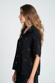 Camisa Manga corta Loose BRONZINI