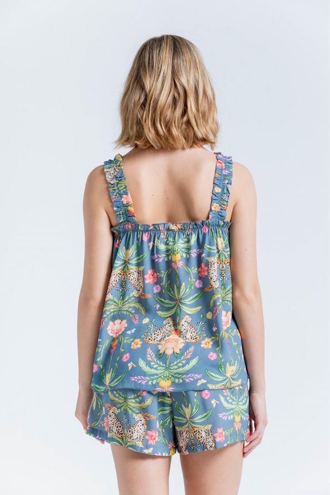 Camisa Pijama Tiras Amplia BRONZINI
