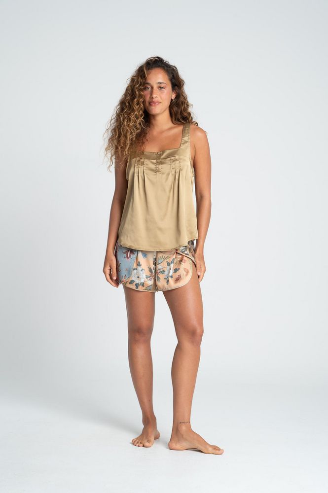 Camisa Escote cuadrado Regular fit BRONZINI