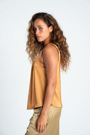 Camisa Escote cuadrado Regular fit BRONZINI