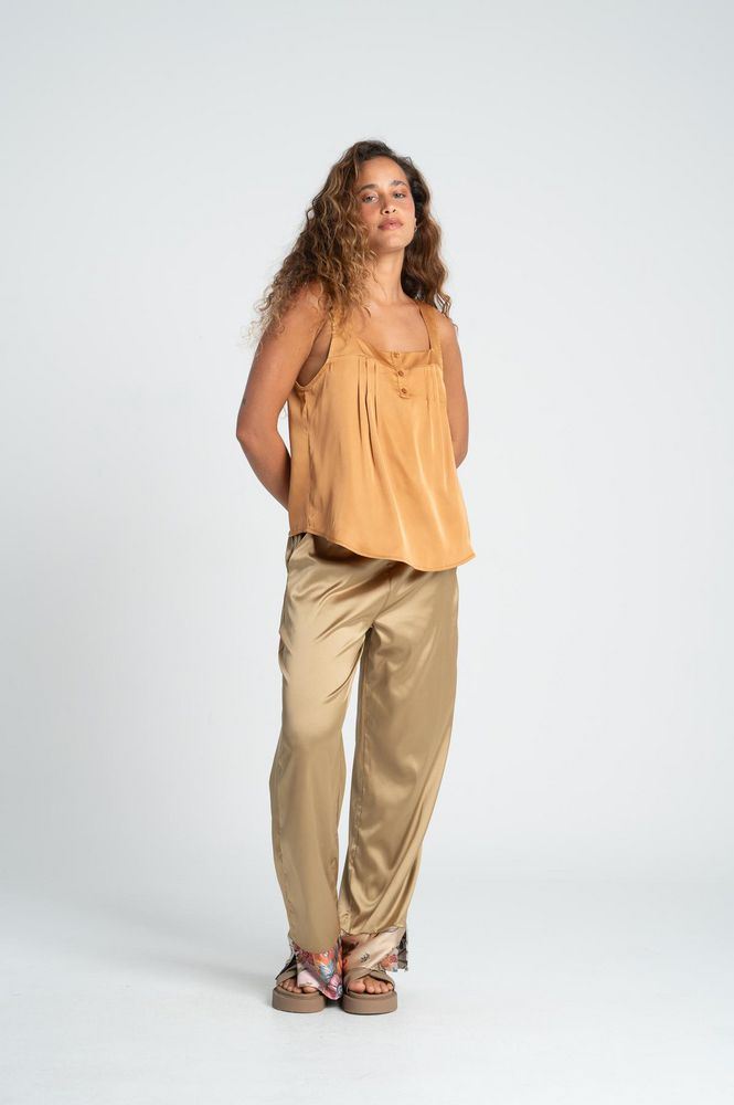 Camisa Escote cuadrado Regular fit BRONZINI