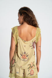 Camisa Escote cuadrado Regular fit BRONZINI