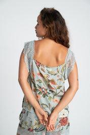 Camisa Escote cuadrado Regular fit BRONZINI