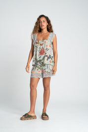 Camisa Escote cuadrado Regular fit BRONZINI