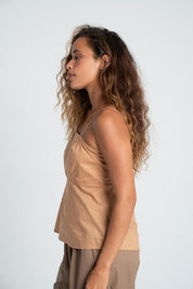 Camisa Escote cuadrado Regular fit BRONZINI