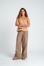 Camisa Escote cuadrado Regular fit BRONZINI