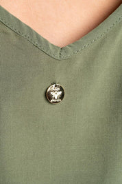 Camisa Escote cuadrado Regular fit BRONZINI