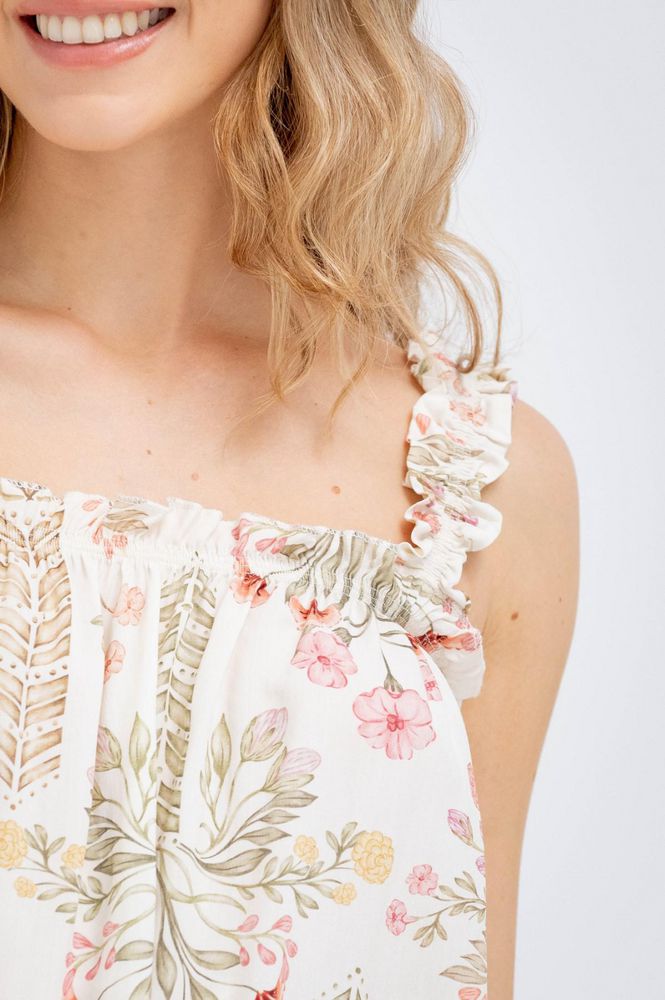 Camisa Sin mangas Boxy fit BRONZINI