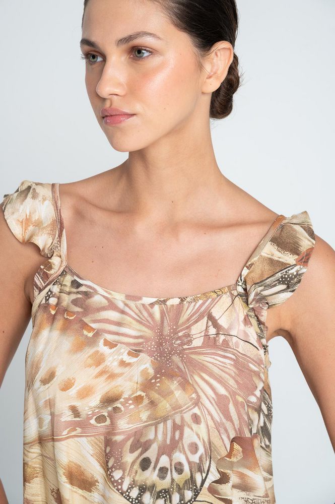 Camisa Pijama Tiras Clásica BRONZINI