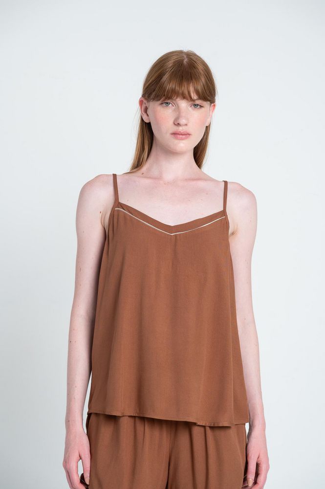 Camisa Pijama Tiras Clásica BRONZINI