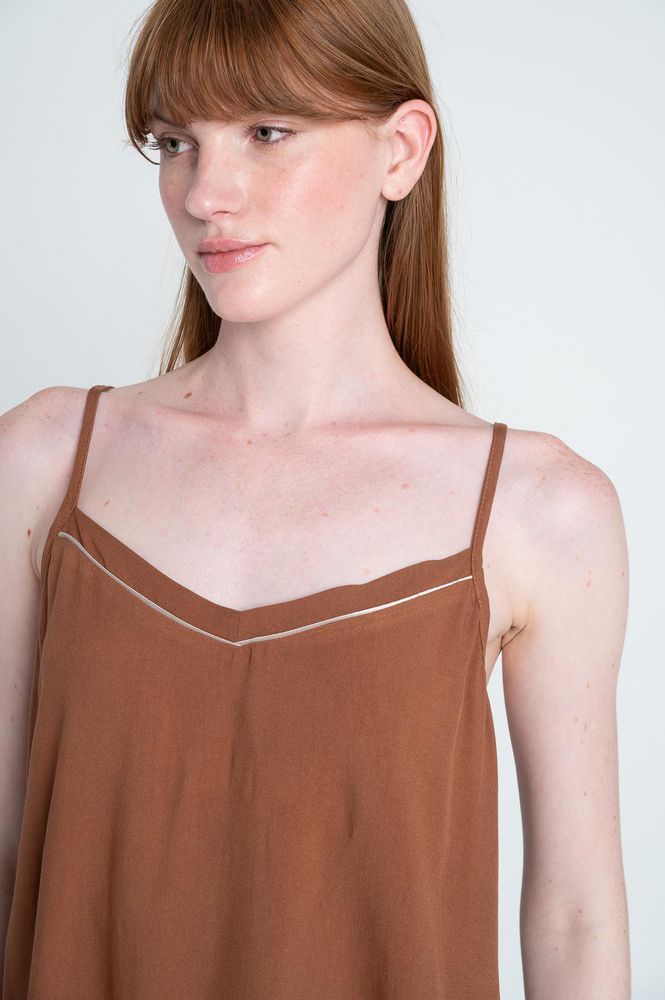 Camisa Pijama Tiras Clásica BRONZINI