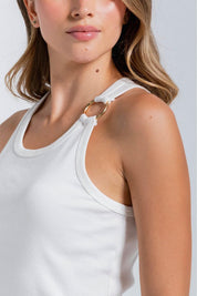 Camiseta manga sisa hombro  Ajustada ARKITECT