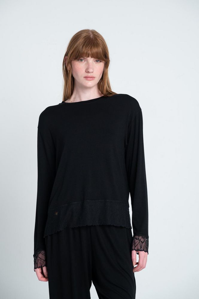 Camiseta Pijama Larga Amplia BRONZINI