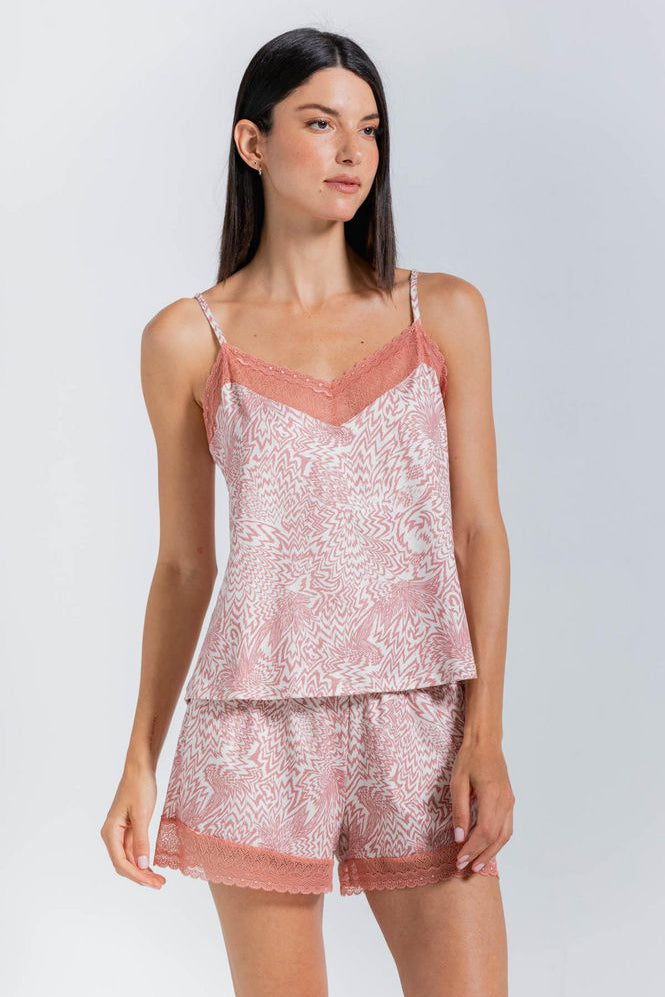 Camiseta Pijama Tiras Amplia BRONZINI