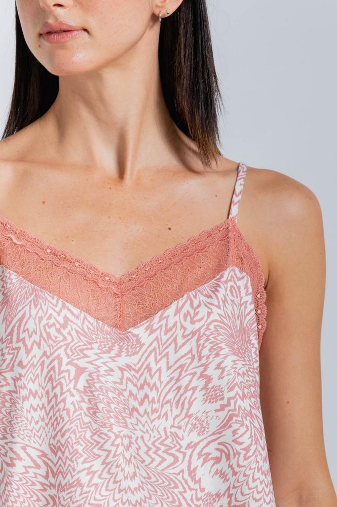 Camiseta Pijama Tiras Amplia BRONZINI