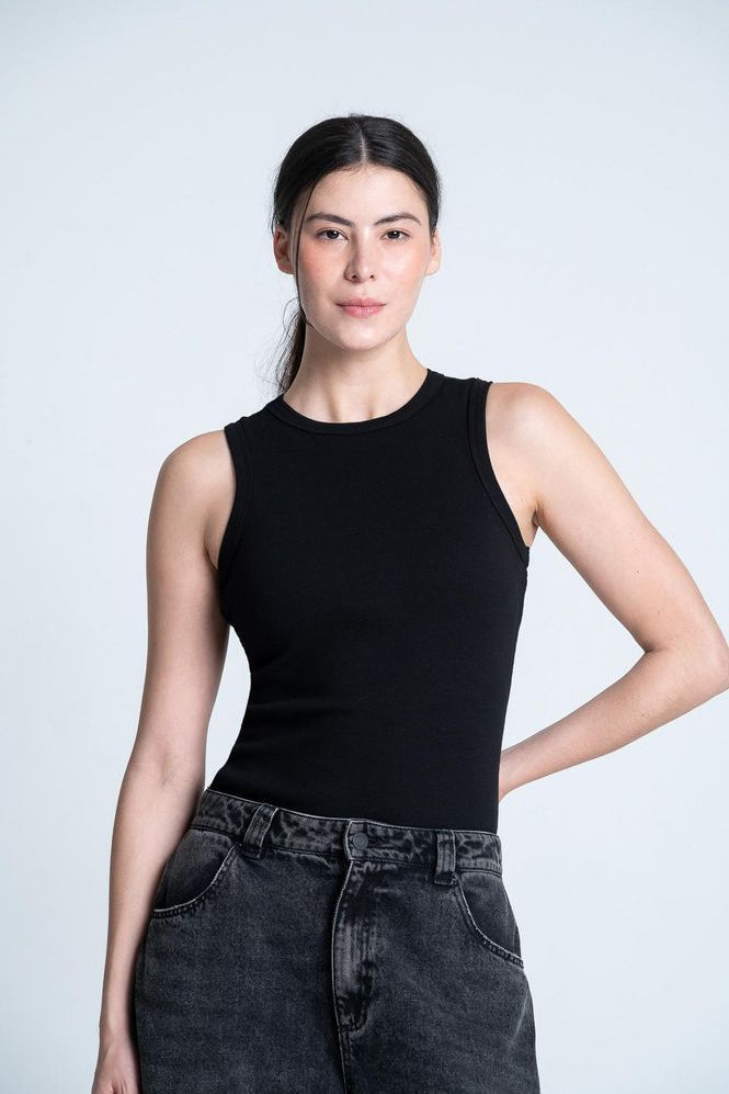 Camiseta en Rib Slim FitARKITECT