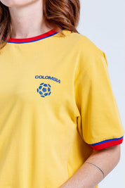 Camiseta Colombia Estampada Amplia FIFA