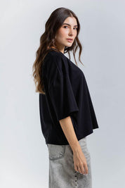 Camiseta Manga Corta Boxy fit PEOPLE