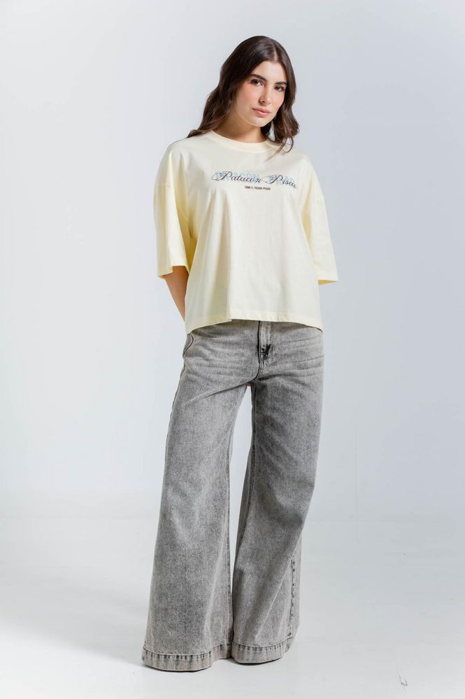Camiseta Manga Corta Boxy fit PEOPLE