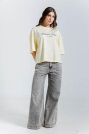 Camiseta Manga Corta Boxy fit PEOPLE