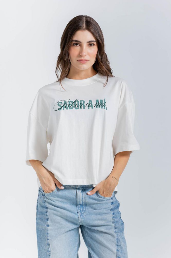 Camiseta Manga Corta Boxy fit PEOPLE