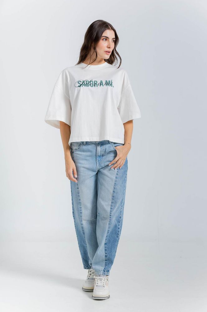 Camiseta Manga Corta Boxy fit PEOPLE