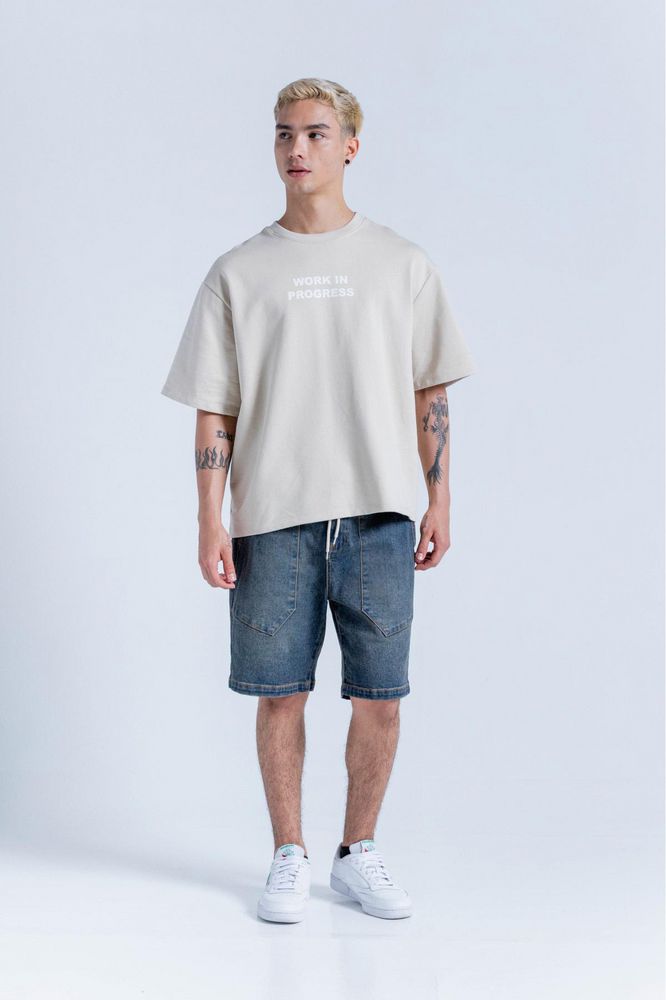 Camiseta Manga Corta Bur Boxy fit PEOPLE