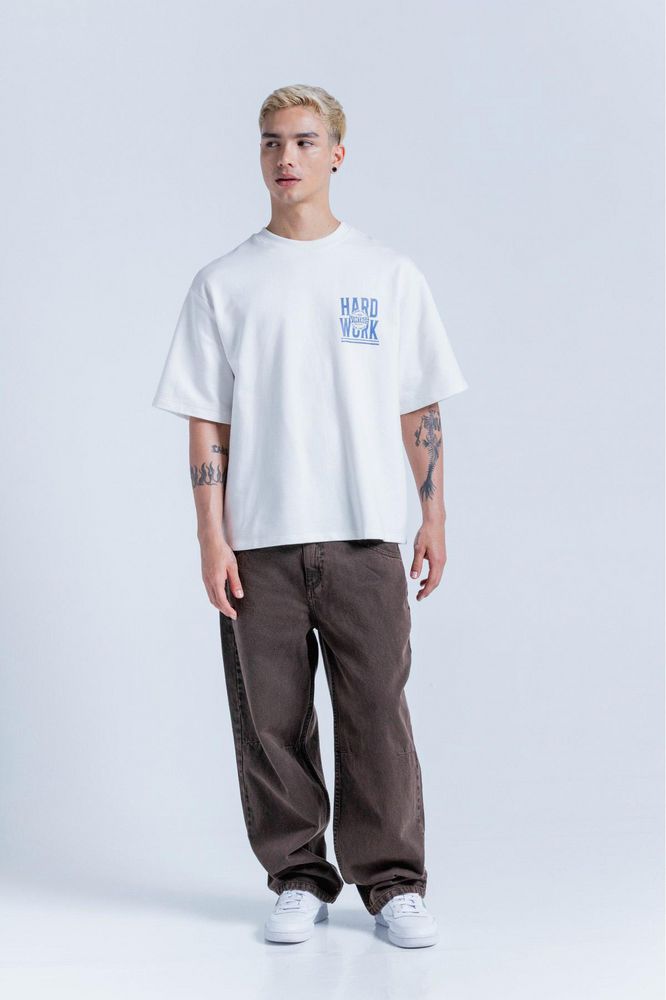 Camiseta Manga Corta Bur Boxy fit PEOPLE