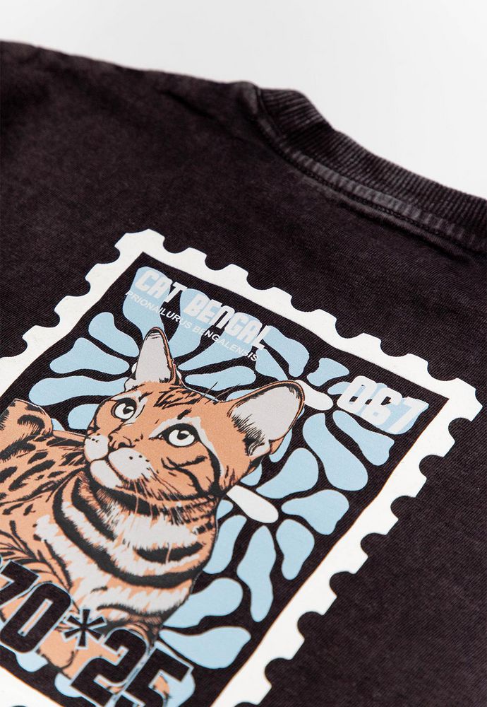 Camiseta Manga Corta Cropped PEOPLE