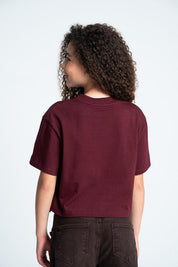 Camiseta Manga Corta Crop top PEOPLE