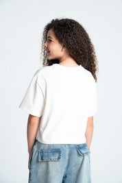 Camiseta Manga Corta Crop top PEOPLE