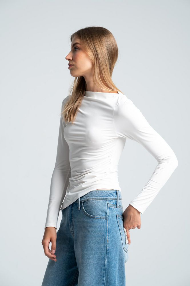 Camiseta Manga Larga Ajustada PEOPLE