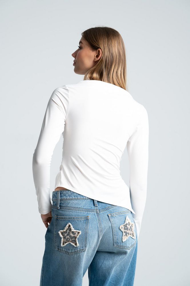 Camiseta Manga Larga Ajustada PEOPLE