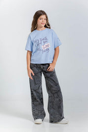 Camiseta Marga Corta Oversize PEOPLE