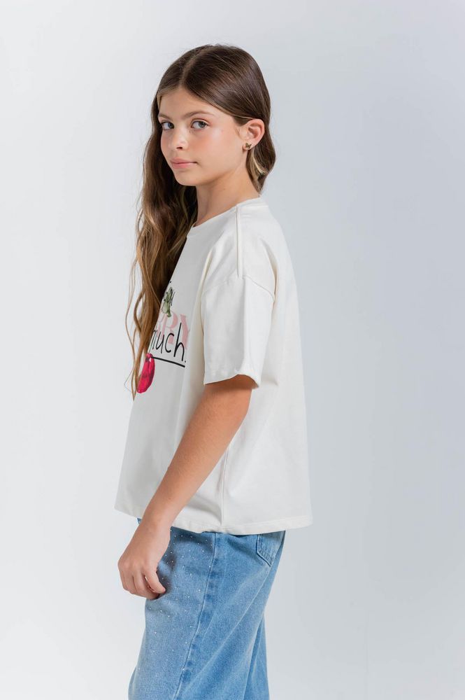 Camiseta Marga Corta Oversize PEOPLE