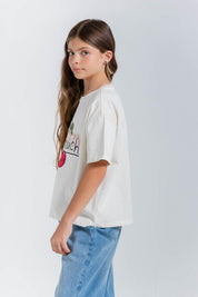 Camiseta Marga Corta Oversize PEOPLE