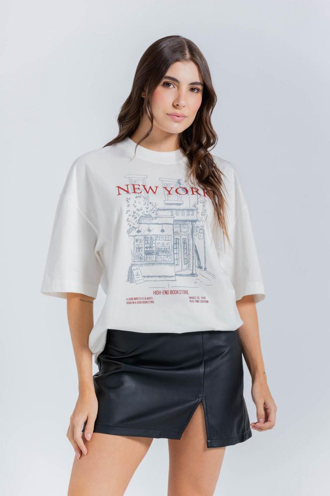 Camiseta Manga Corta Oversize PEOPLE
