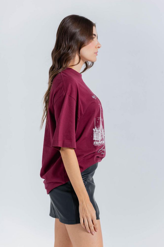 Camiseta Manga Corta Oversize PEOPLE