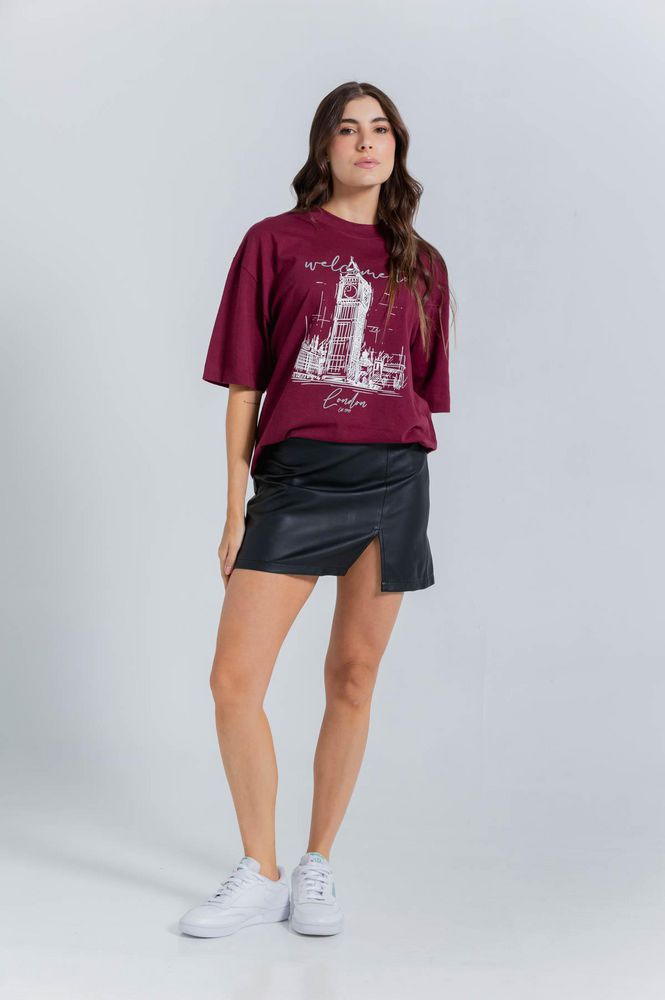 Camiseta Manga Corta Oversize PEOPLE